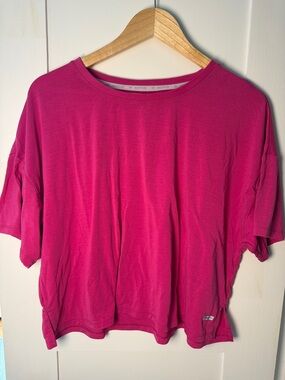 Active USA Hot Pink Short-Sleeve Women's Tee